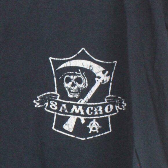 Sons Of Anarchy Samcro Black Sleeveless Graphic Shirt - Picture 5 of 8
